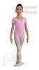 Leotard Short Sleeve Leotard-Short-Sleeve-Pink-Front