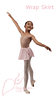 Ballet Skirt Wrap Chiffon Chiffon Skirt Solid Baby Pink 1