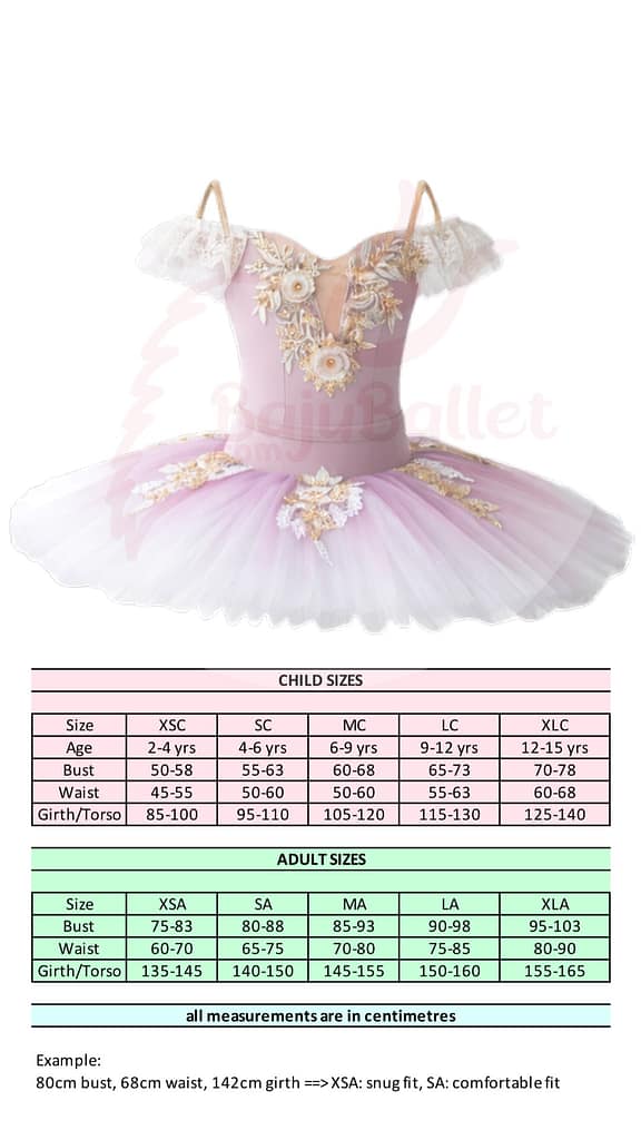 Lilac Fairy 03 Lilac-Fairy-03-Size-Chart
