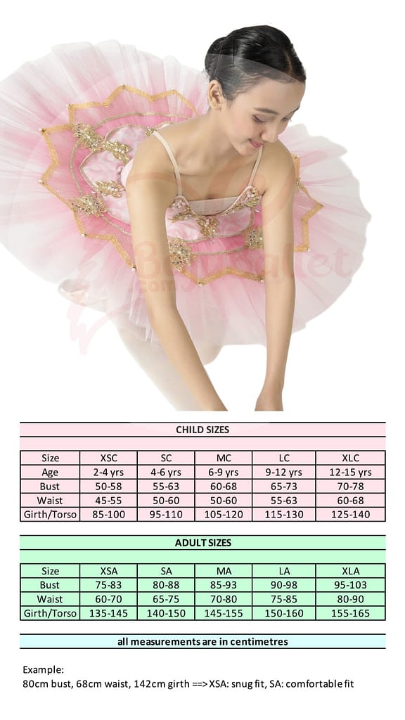 Princess Aurora 01 Princess-Aurora-01-Size-Chart