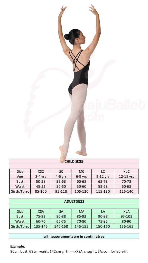 L62 L62-Size-Chart