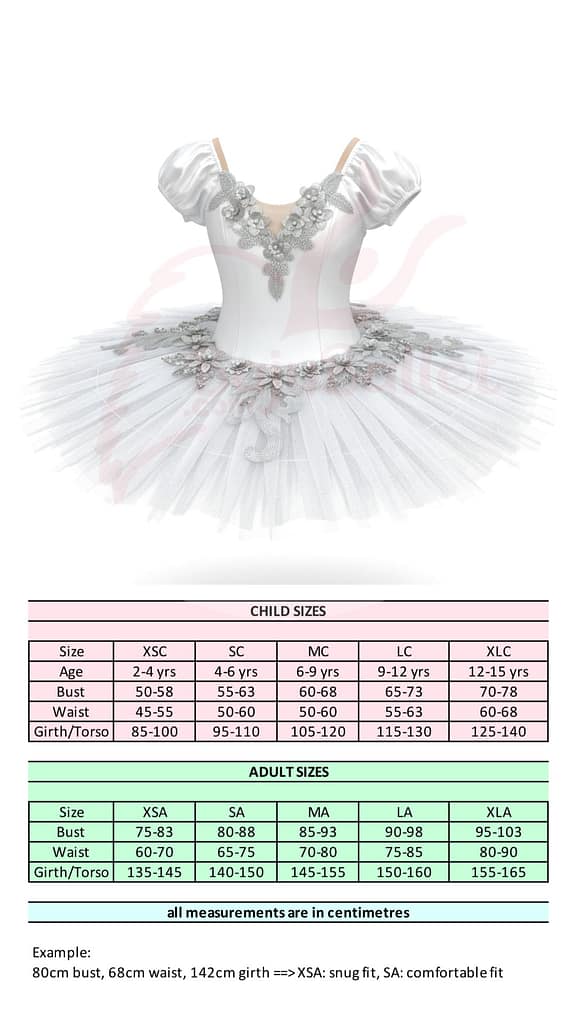 Silver Fairy 01 Silver-Fairy-01-Size-Chart