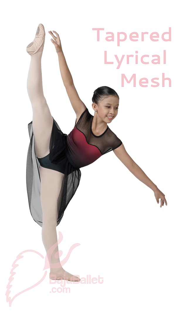 Tapered Lyrical Mesh Skirt Tapered Lyrical Mesh Skirt - Image 2