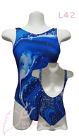L42 Print Abstract Blue