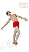 Red Dance Shorts for Dancing