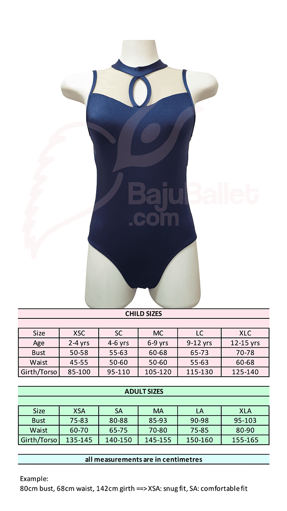 L46 Size Chart Size Chart L46