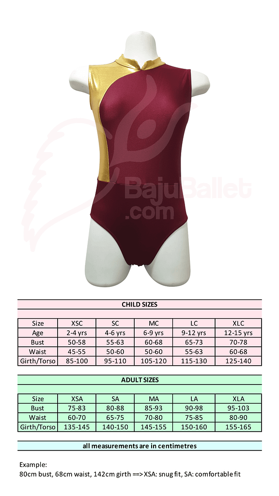 L32 Size Chart L32-Size-Chart