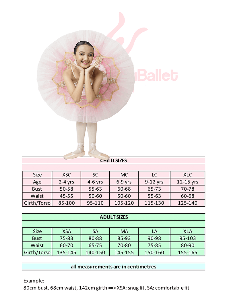 Aurora Aurora Sizing Chart