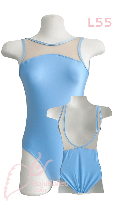 Baju Ballet Biru Muda L55