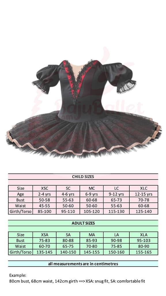 Paquita 06 Paquita-06-Size-Chart
