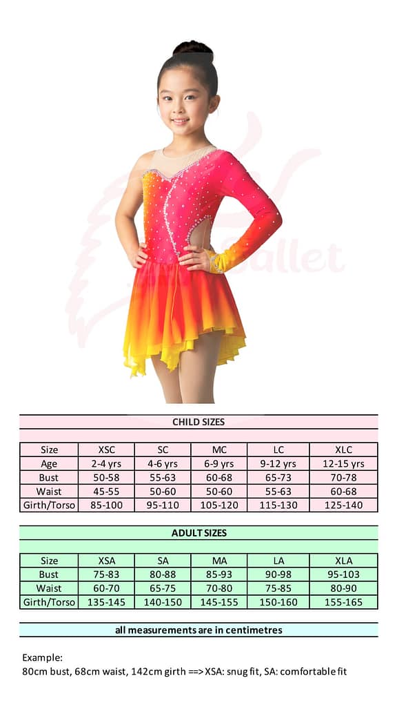 Kostum Ice Skating CI08 Kostum-Ice-Skating-CI08-Size-Chart