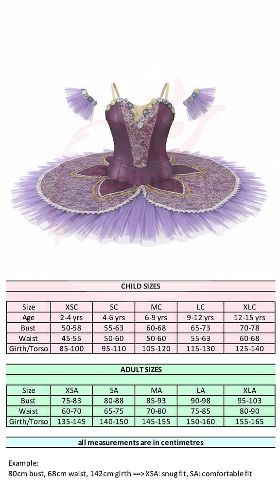 Raymonda 02 Raymonda-02-Size-Chart