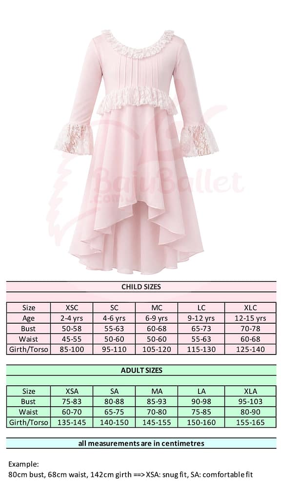 Clara 01 Clara-01-Size-Chart