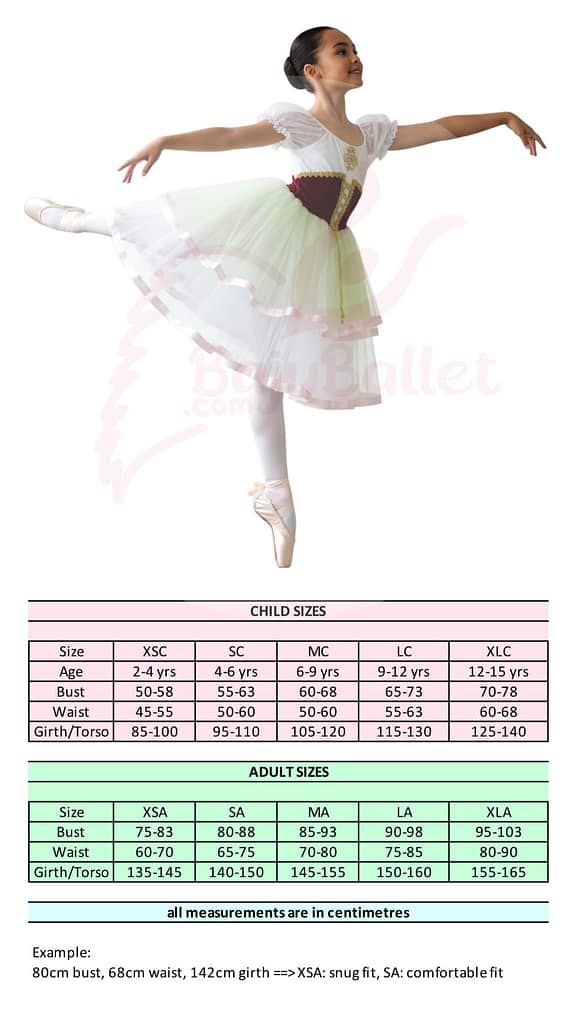 La Fille mal gardée 01 La-Fille-mal-gardee-01-Size-Chart