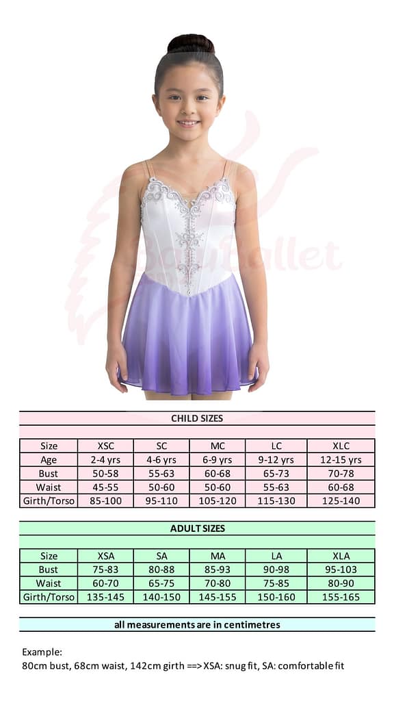 Kostum Ice Skating CI10 Kostum-Ice-Skating-CI10-Size-Chart
