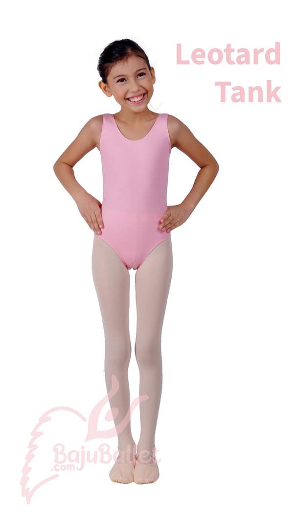Leotard Tank Leotard-Tank-Pink-Front