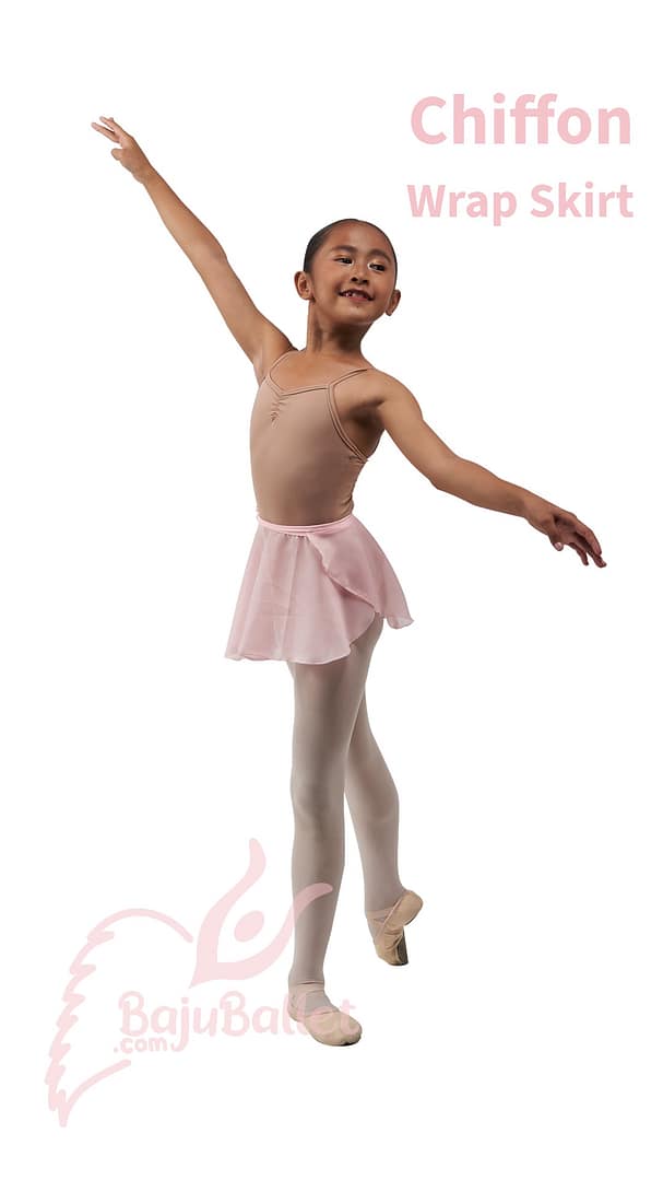 Ballet Skirt Wrap Chiffon Chiffon-Wrap-Skirt-Baby-Pink-1