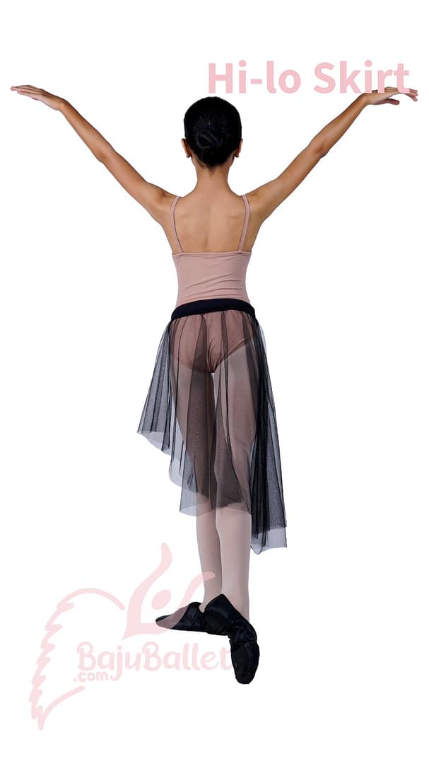 Hi-Lo Skirt Hi-Lo-Skirt-Black-Asha-2