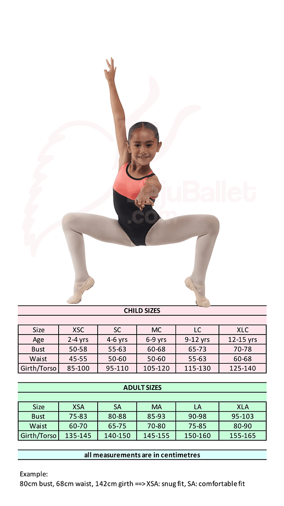L30 5 L30 Size Chart