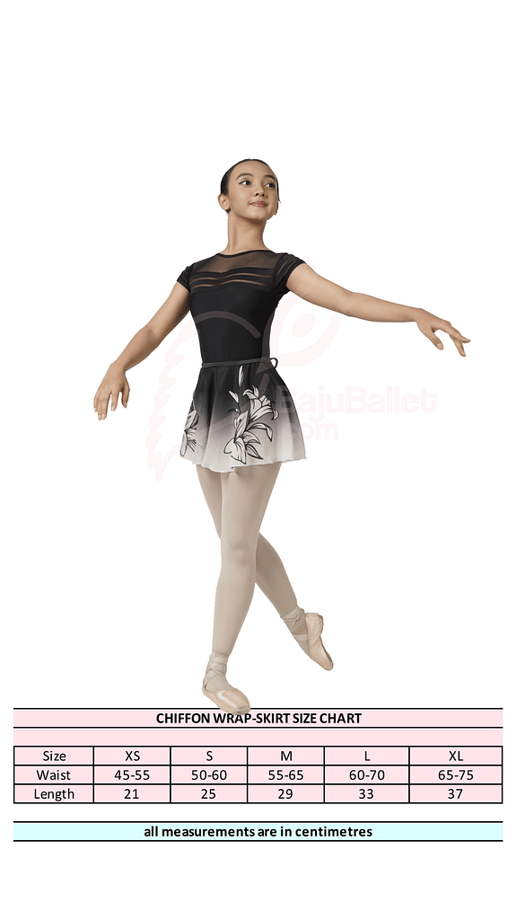 The Lily 4 Chiffon Skirt Print The Lily Size Chart