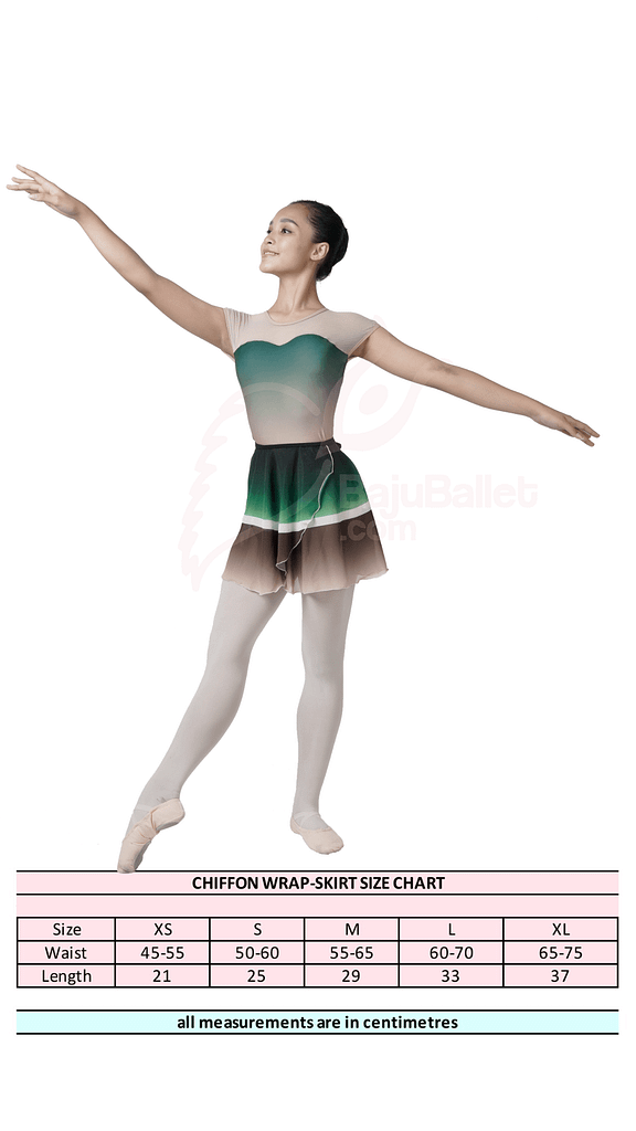 The Mallard Size Chart Chiffon Skirt Print The Mallard Size Chart