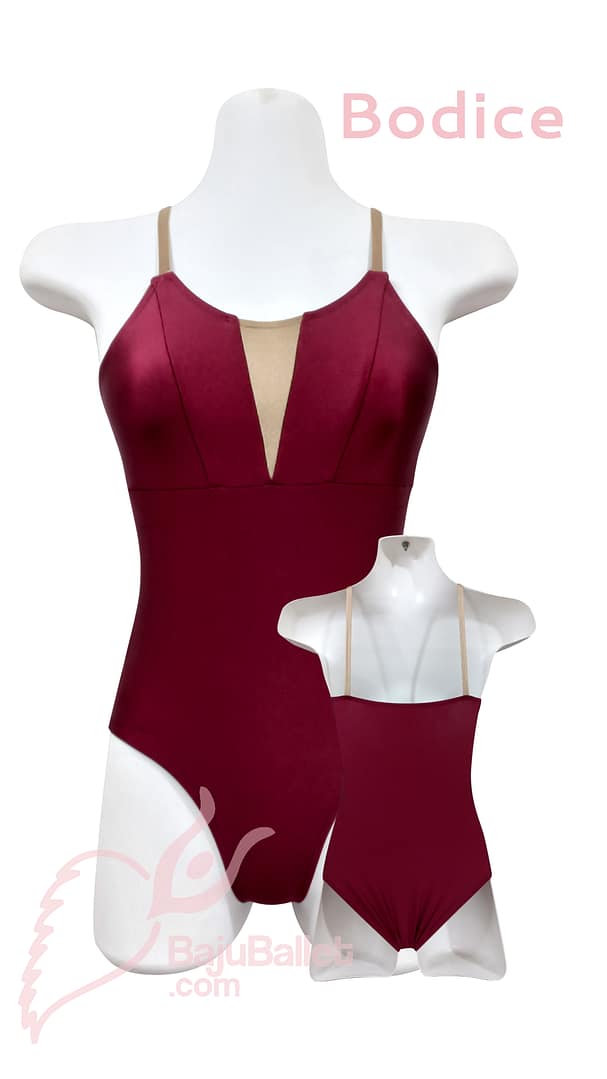 Leotard Bodice 5 Bodice Maroon