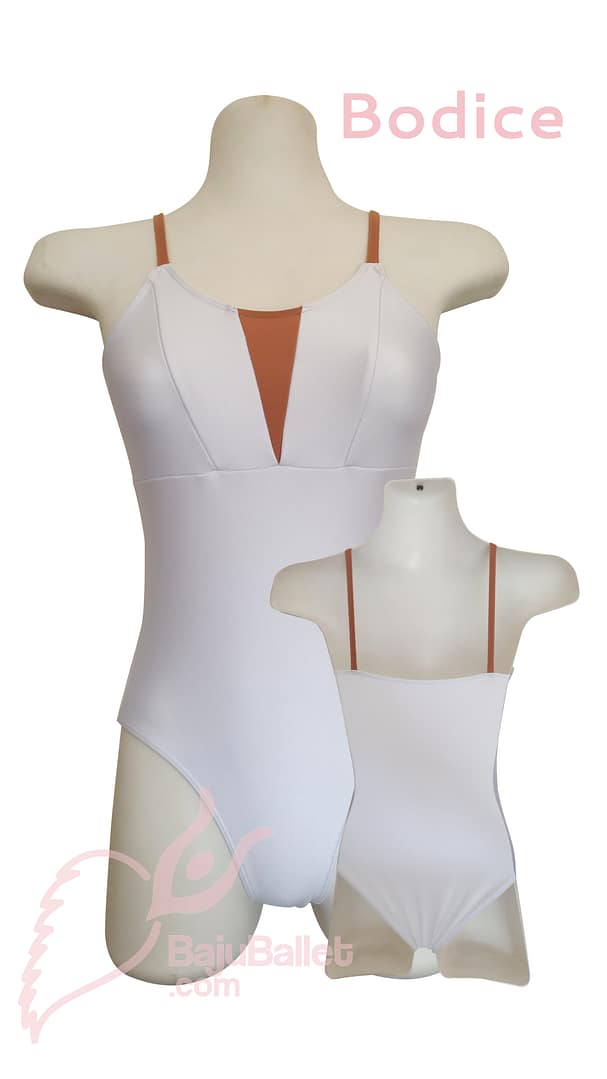 Leotard Bodice 2 Bodice White