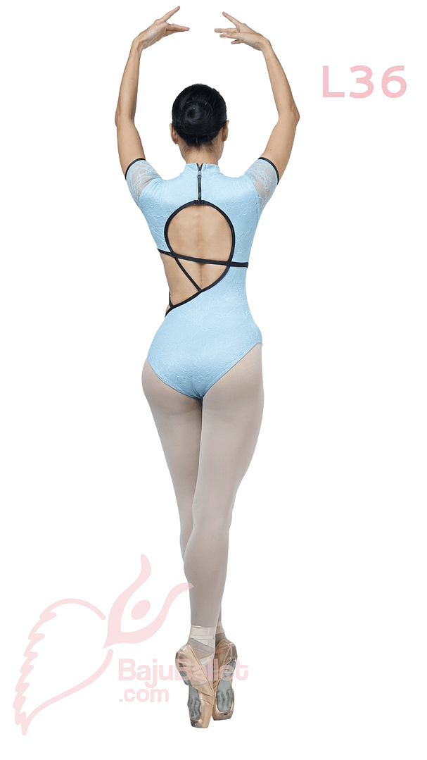 L36 2 Leotard Baju Ballet L36 Back