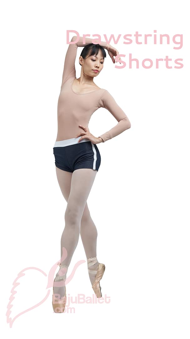 Drawstring Shorts 6 Celana Pendek Ballet